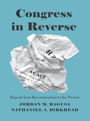 cover image of Congress in Reverse